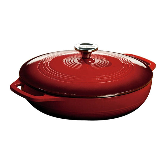 Lodge Enameled Cast Iron Covered Casserole - 3.6 quart