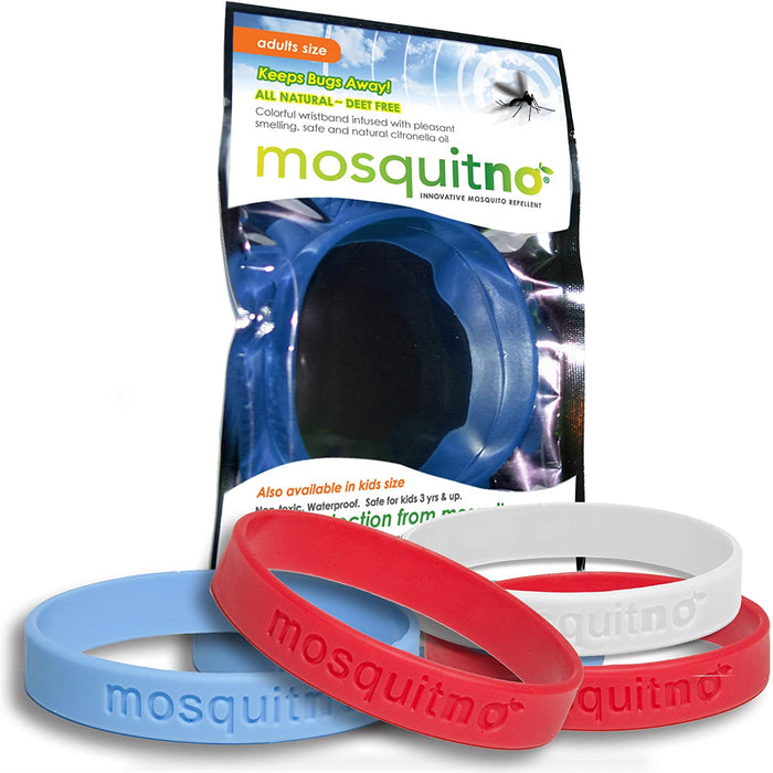 Mosquitno Mosquito Repellent Wristband Adult (assorted colours)