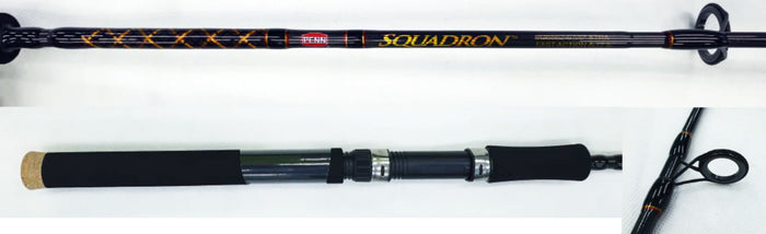 Penn Squadron Spin Rods 2-pc Med Short Rods