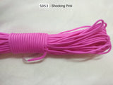 550 Paracord 100ft Solid Colours