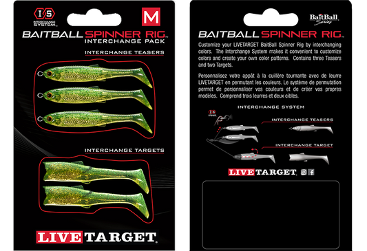 Live Target BaitBall Spinner Rig Interchange Pack