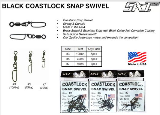 Salt Studio Coastlock Snap Swivel (Szs 7-3)