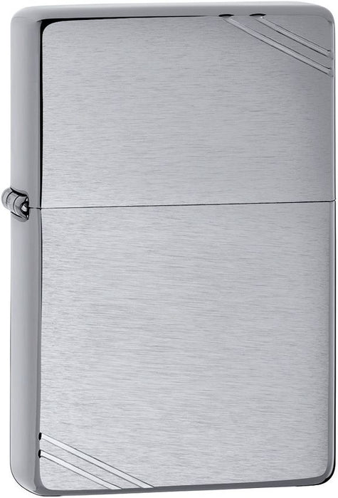 Zippo Classic Brushed Chrome with Slashes Lighter 207