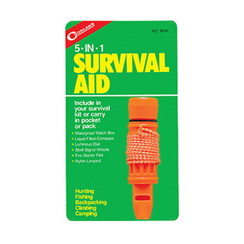 Coghlans 5-in-1 Survival Aid Kit - Nalno.com Outdoor Equipment
