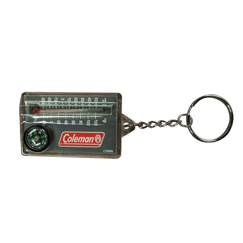 Coleman Compass n Thermometer Zipper Pull