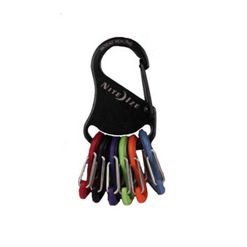 Nite Ize Key Rack Black/Plastic S-Biners - Nalno.com Outdoor Equipment