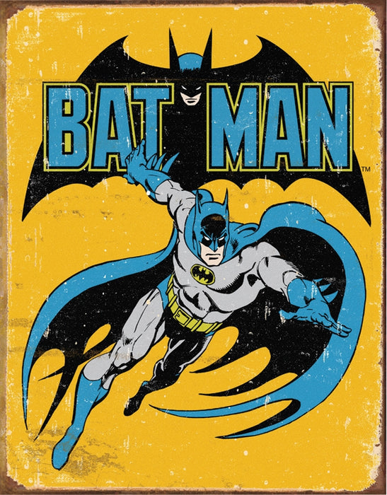 Bat Retro Tin Sign