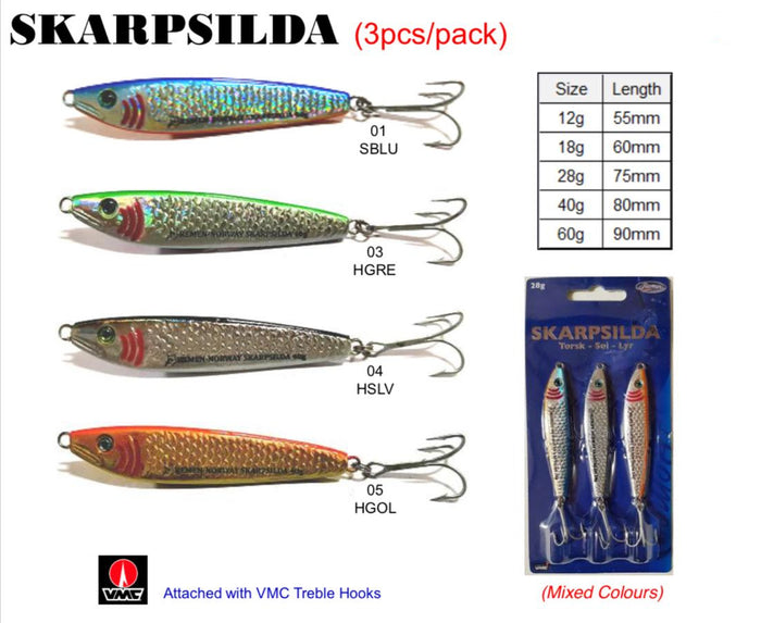 Skarpsilda Jig (3-pack) 12-60g