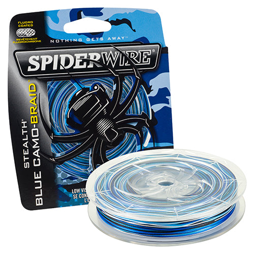 Spiderwire Stealth Braid Blue Camo 200m 100lbs