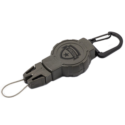 T-Reign Small Retractable Gear Tether (OD) Carabiner